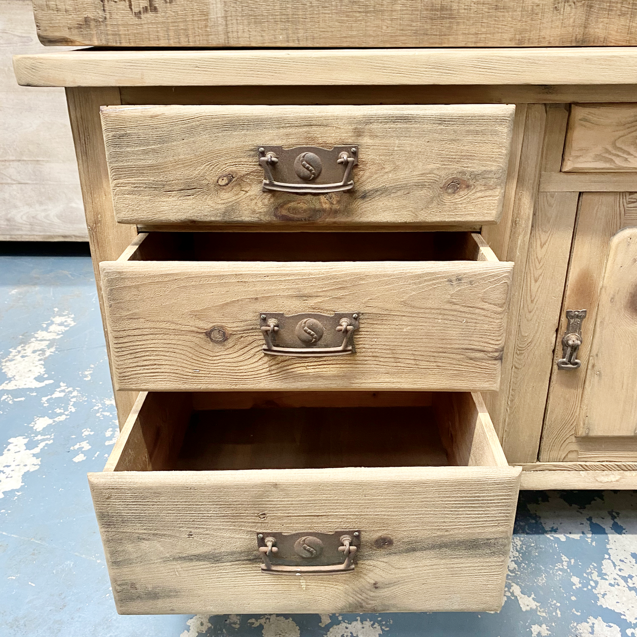 Large 19thc Pine Dresser