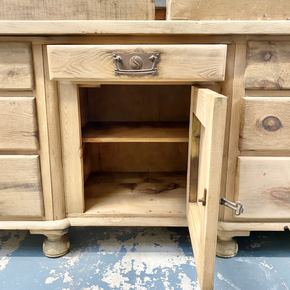 Large 19thc Pine Dresser