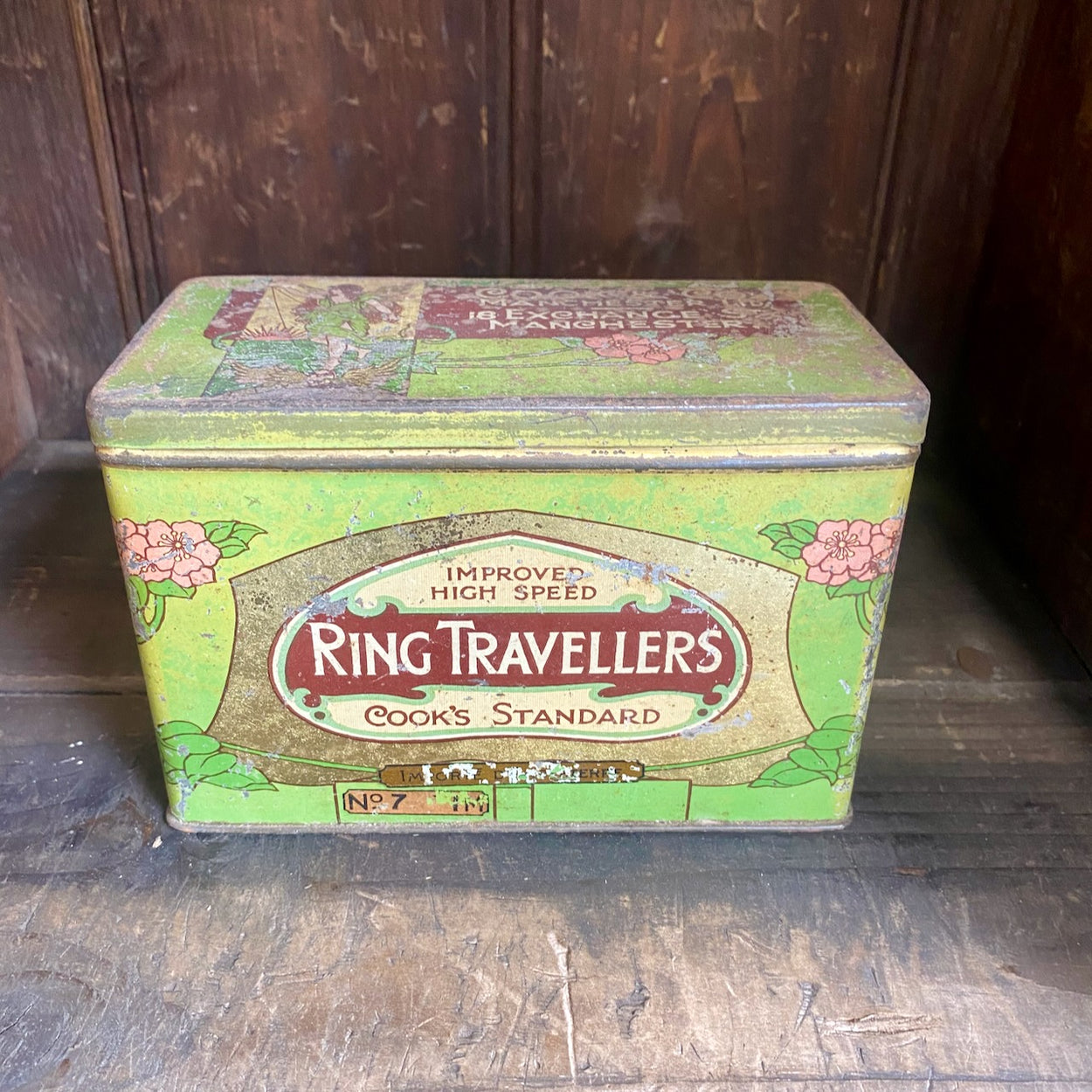 Vintage Ring Travellers Tin