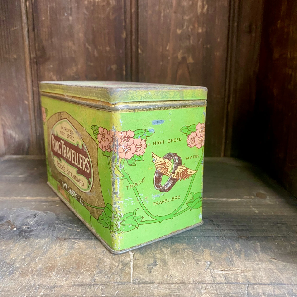 Vintage Ring Travellers Tin