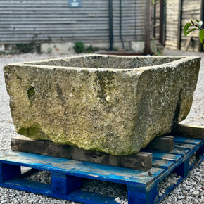 Antique French Limestone Trough 1