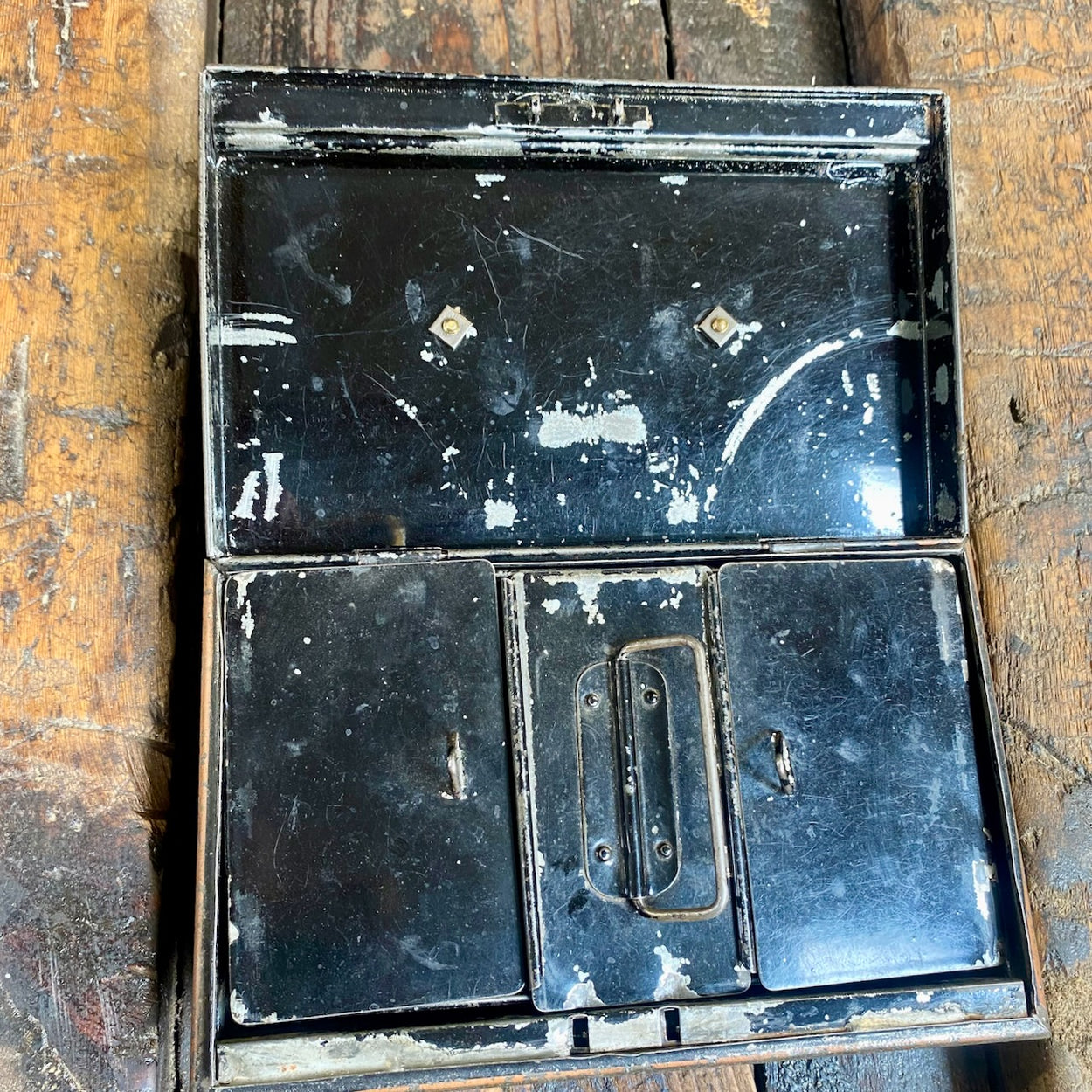 Antique Victorian Cash Tin