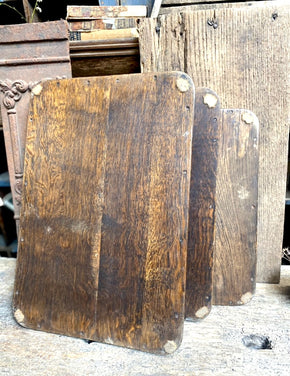 Antique Oak Serving Trays