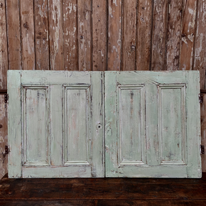 Pair Of Pretty Vintage Cupboard Doors