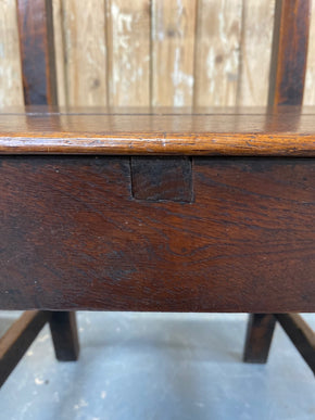 Pair Of 18th Century Country House Oak Chairs