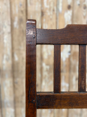 Pair Of 18th Century Country House Oak Chairs