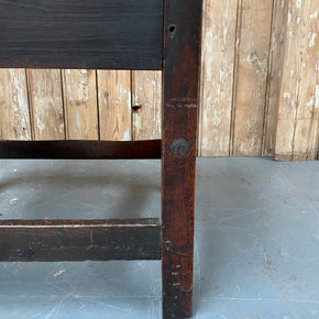 18th Century Country House Oak Carver Chair