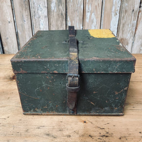 Vintage Metal Army Boxes