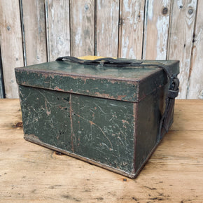 Vintage Metal Army Boxes