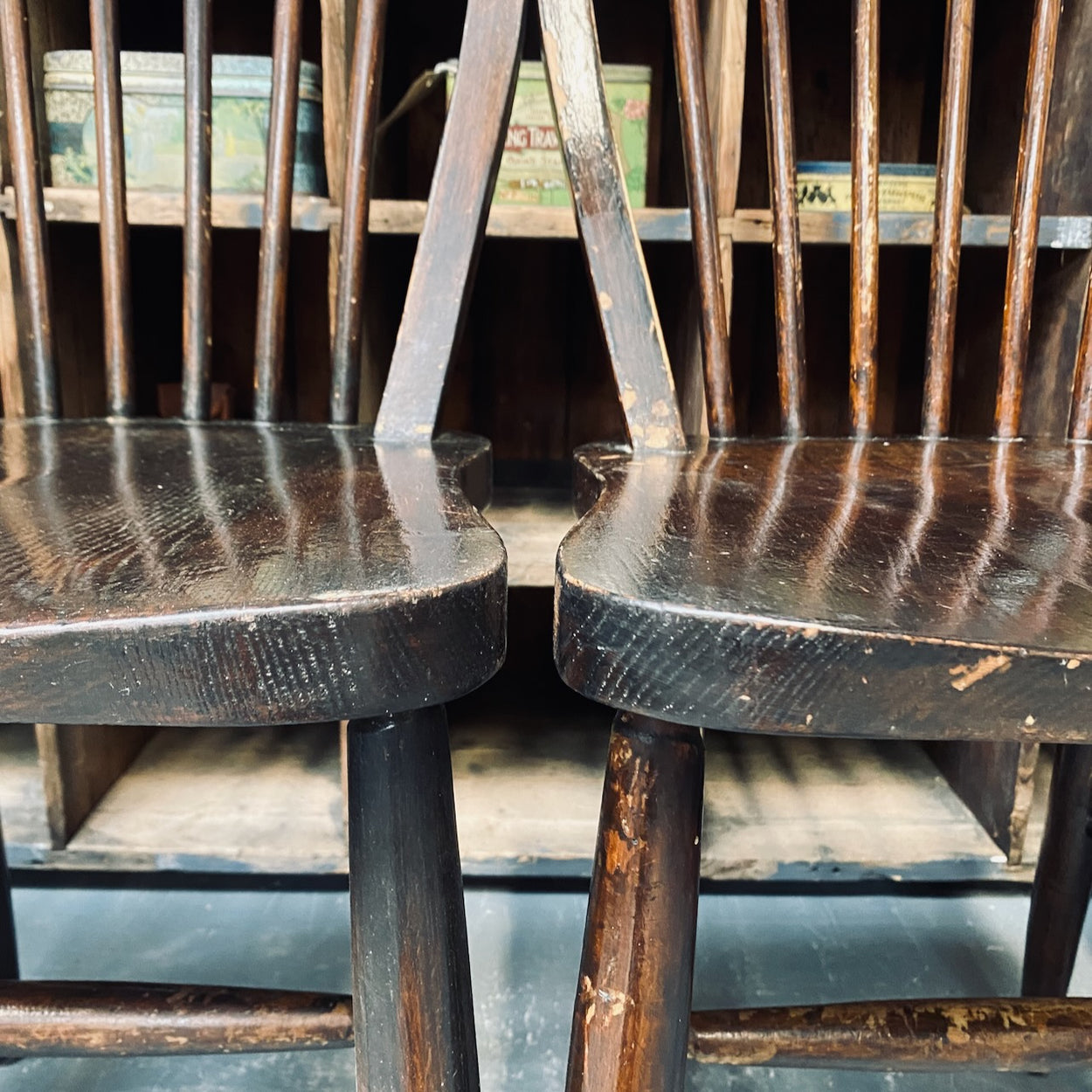 Vintage Ercol Windsor Chairs - Set of Four