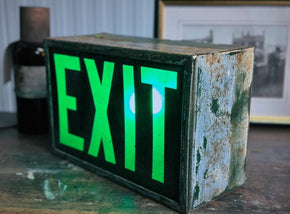 Vintage Exit Lamp