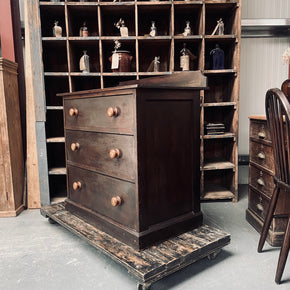 Victorian Pine Chest Of Drawers