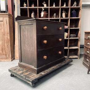 Victorian Pine Chest Of Drawers