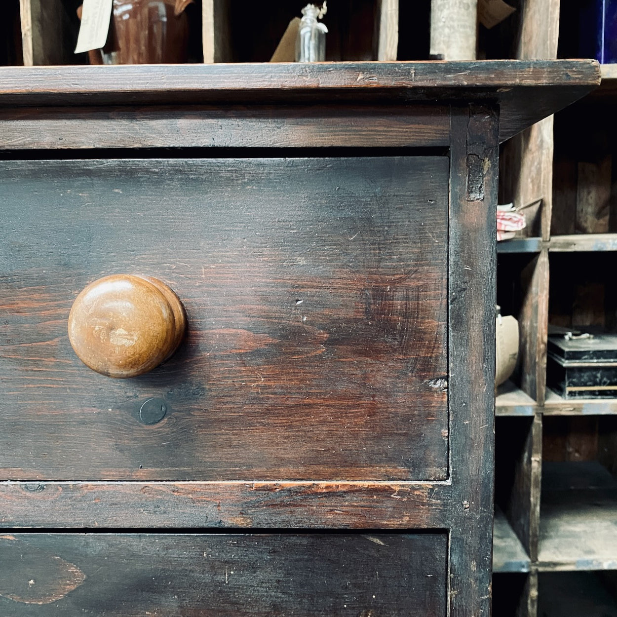 Victorian Pine Chest Of Drawers
