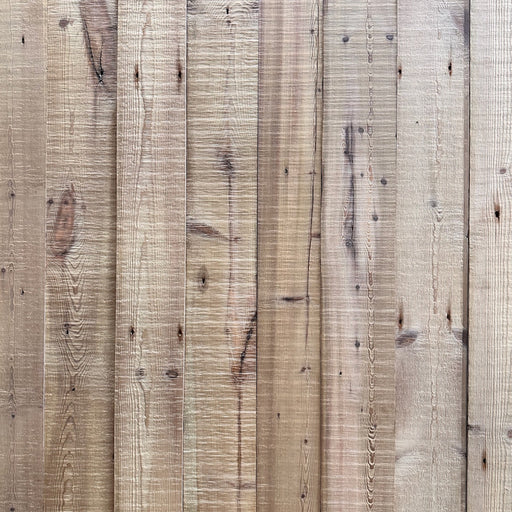 Sample of Lye Washed Pine Cladding