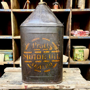 Vintage Pratts Pyramid Motor Oil Can