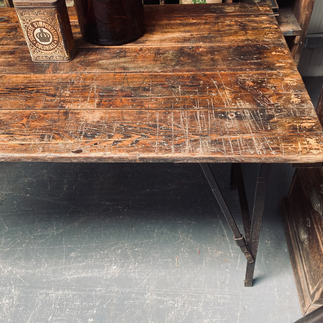 Vintage Trestle Table