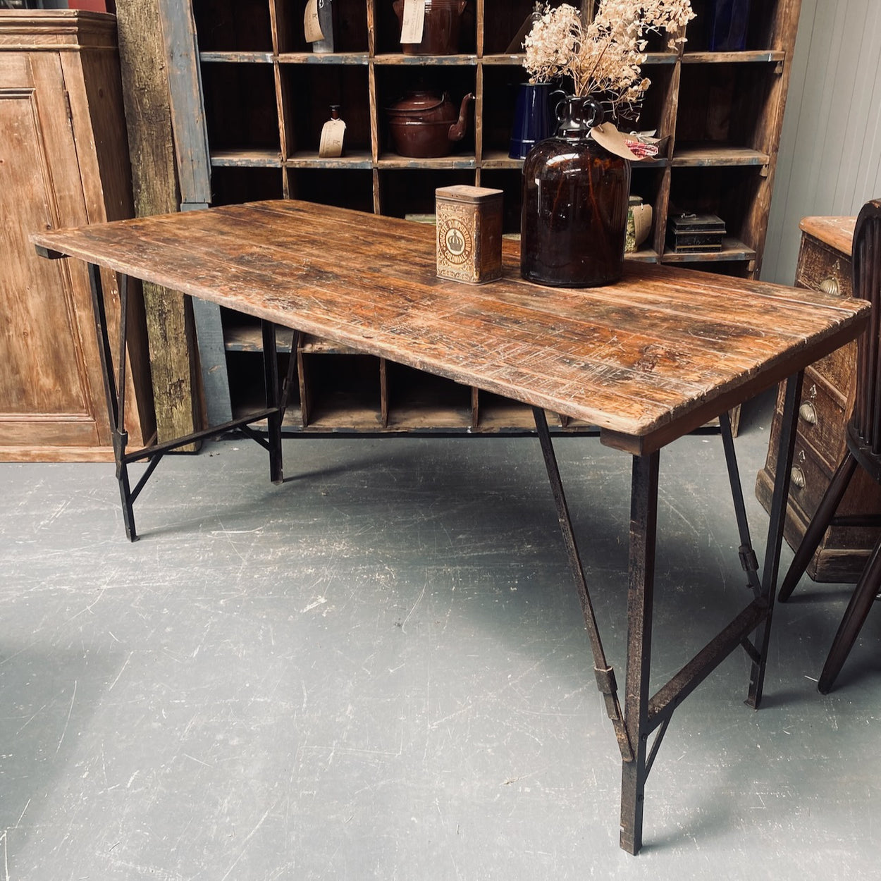 Vintage Trestle Table