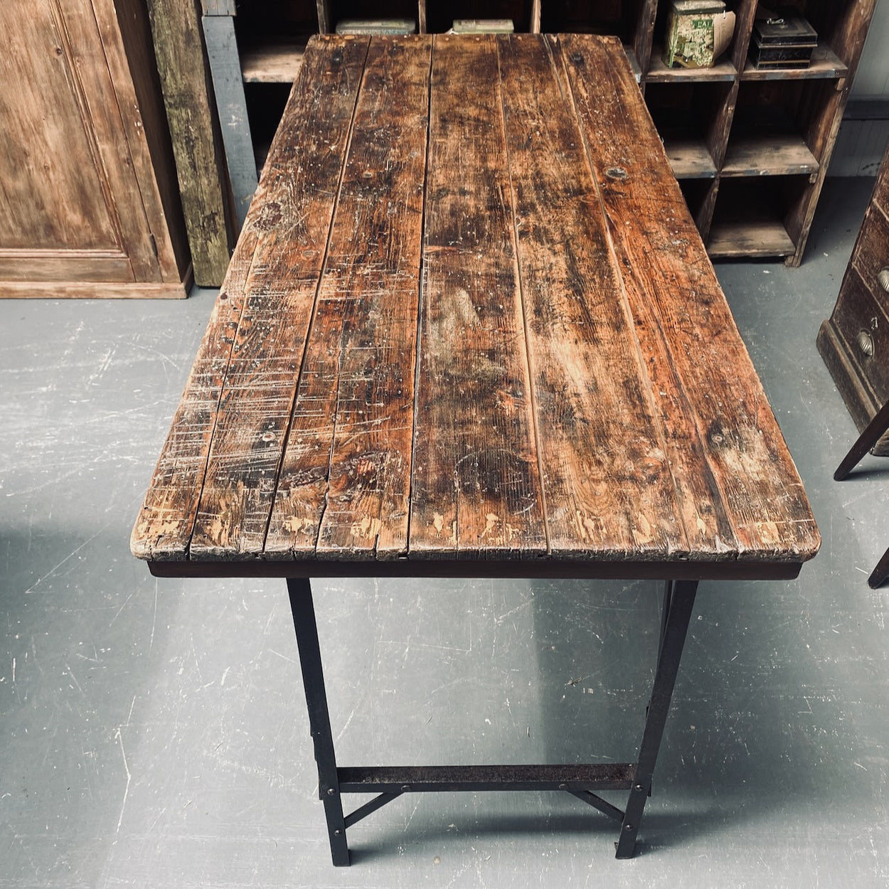 Vintage Trestle Table