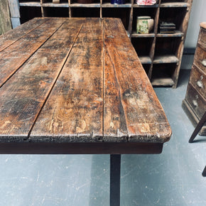 Vintage Trestle Table
