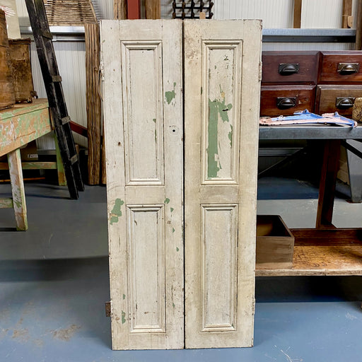 Pair Of Pretty Vintage Cupboard Doors