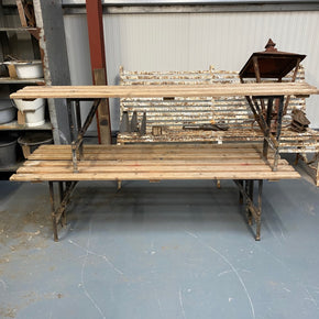 Rustic Vintage Folding Benches