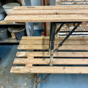 Rustic Vintage Folding Benches