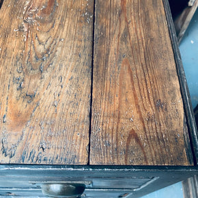 Industrial Storage Unit With Reclaimed Drawers