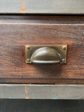Industrial Storage Unit With Reclaimed Drawers
