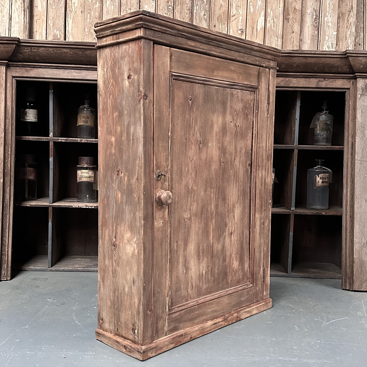 Mid 19th Century Pine Pantry Cabinet