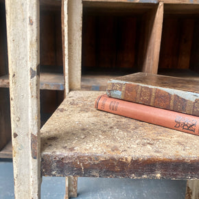 Industrial Cast Iron Side Table