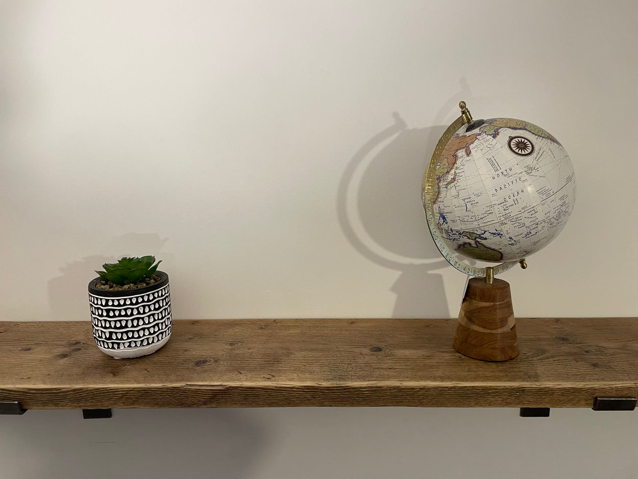 Reclaimed Natural Pine Scaffold Board Shelf