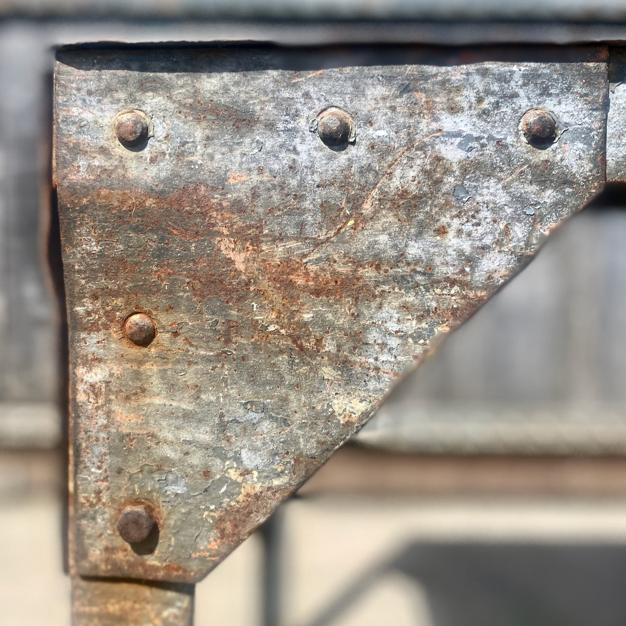 Riveted Steel Table — Lawson's Yard LTD