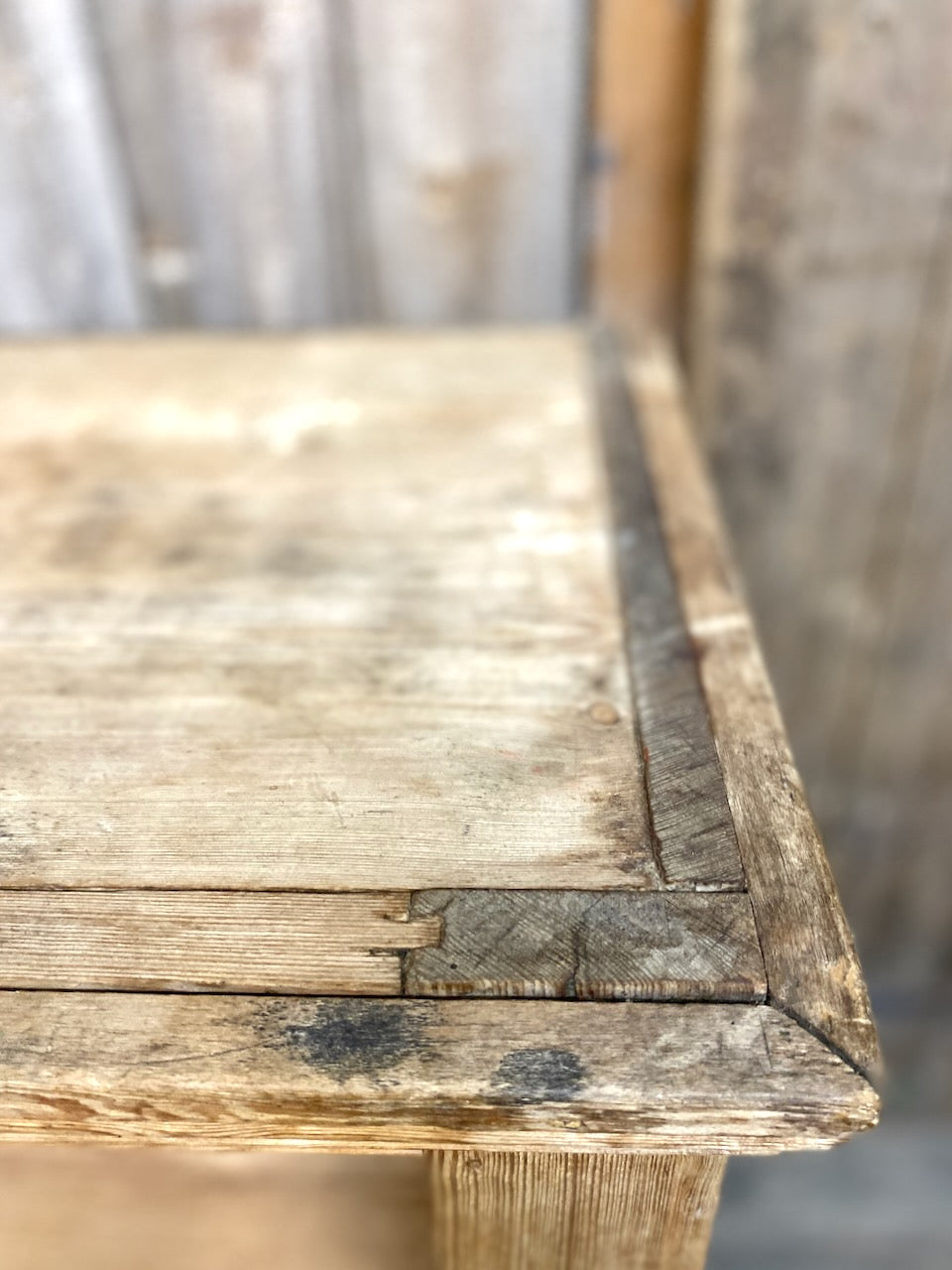 Antique Pine Shop Counter 2