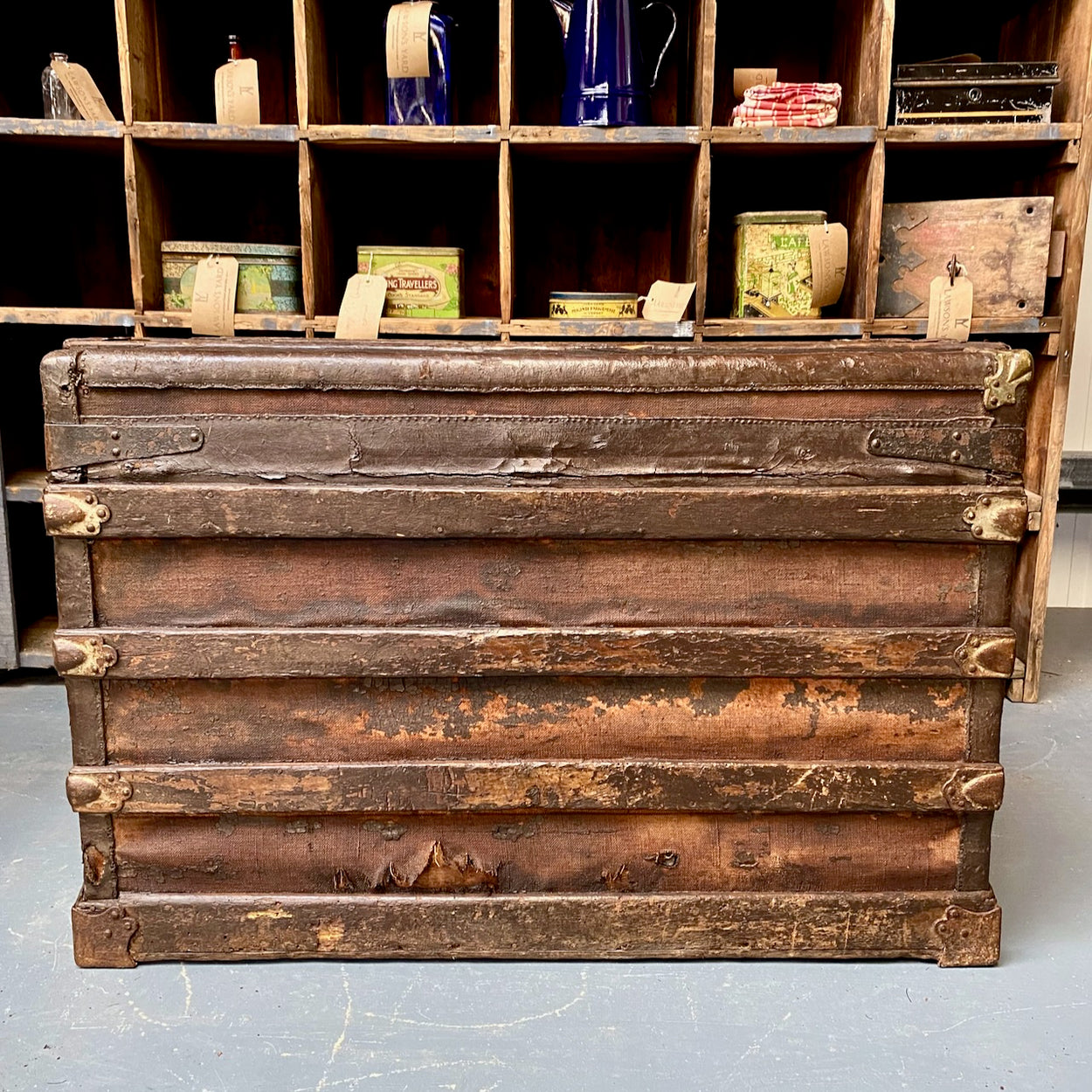 Antique Linen Trunk