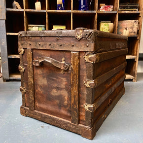 Antique Linen Trunk