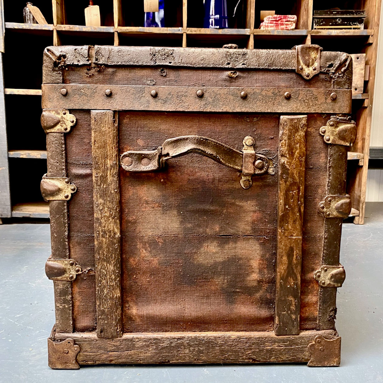 Antique Linen Trunk