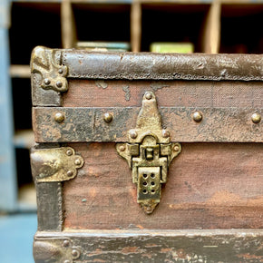 Antique Linen Trunk