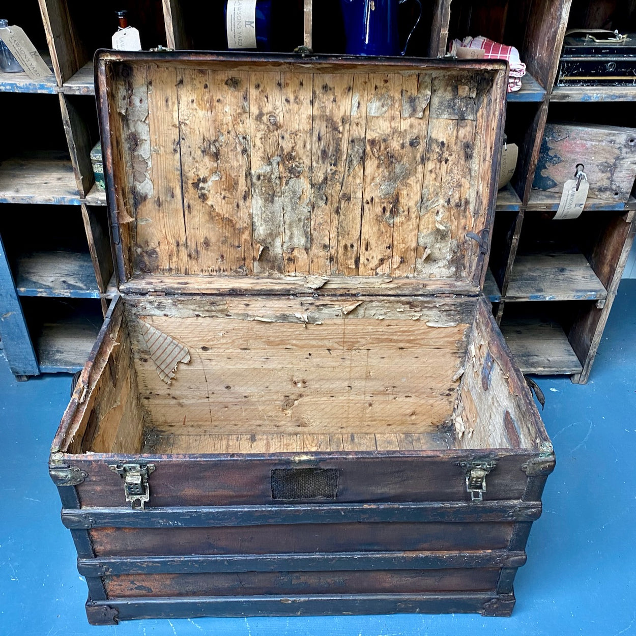 Antique Linen Trunk