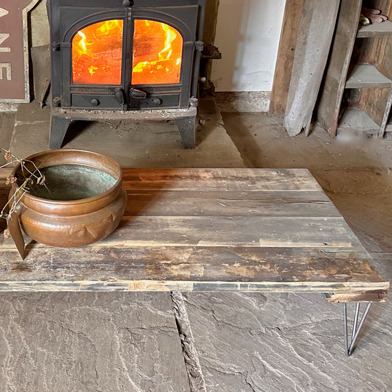 Reclaimed Plank Coffee Table