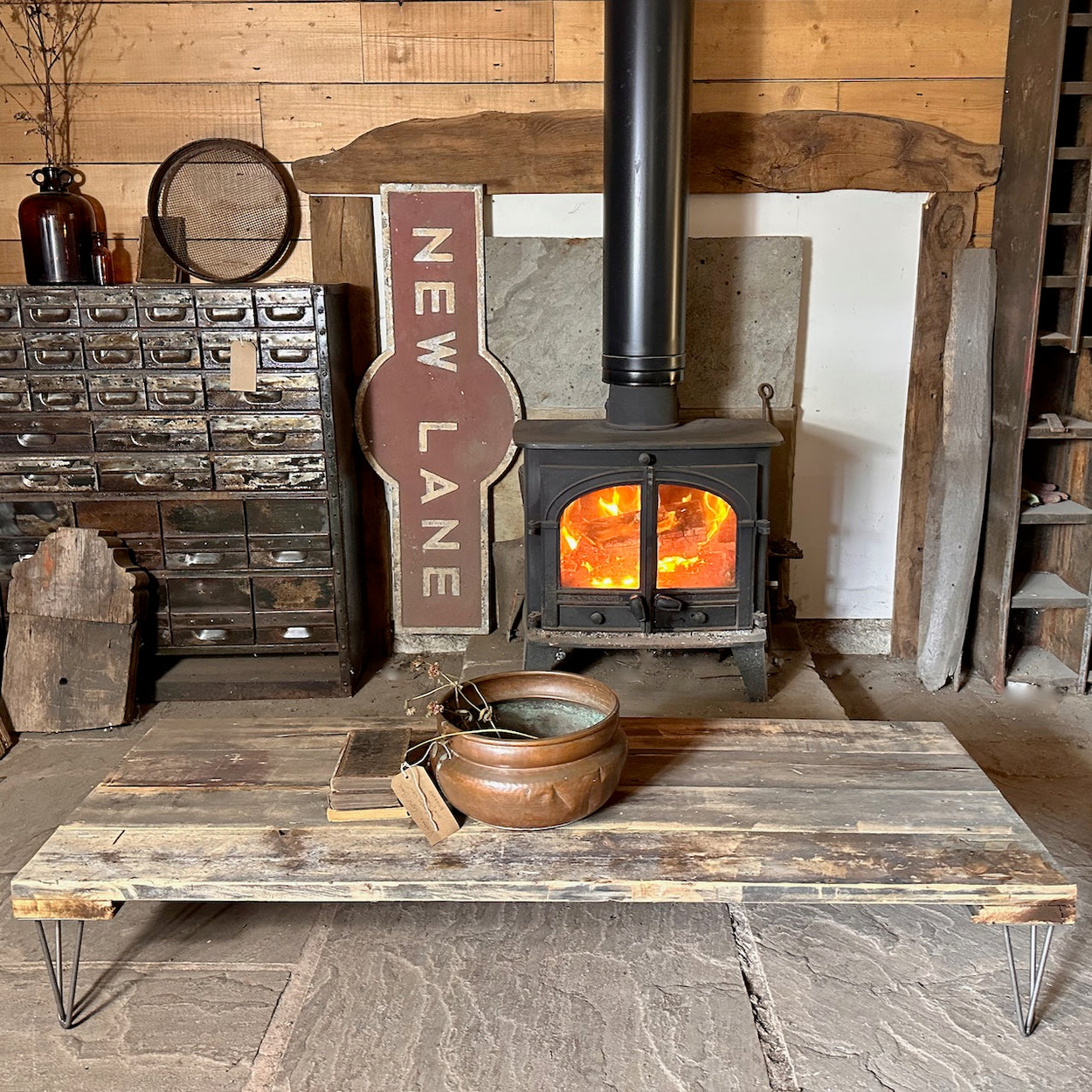 Reclaimed Plank Coffee Table