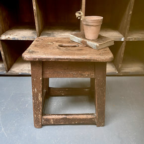Vintage Pine Stool