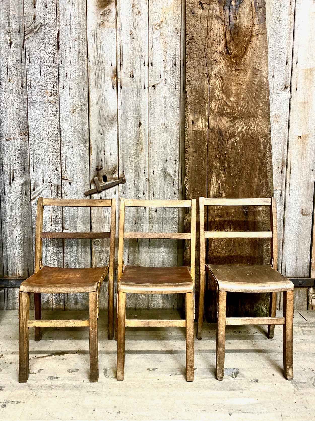 Reclaimed Vintage School Chairs