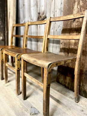 Reclaimed Vintage School Chairs