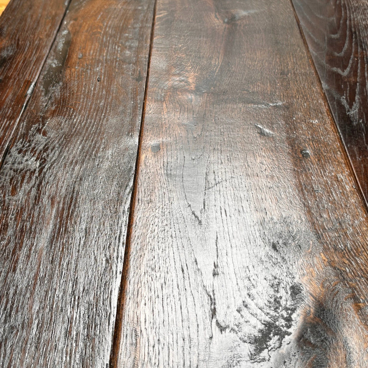Reclaimed Dark Oak Floorboards
