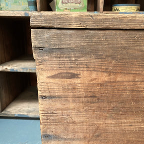 Antique Scratch Built Wooden Mill Step