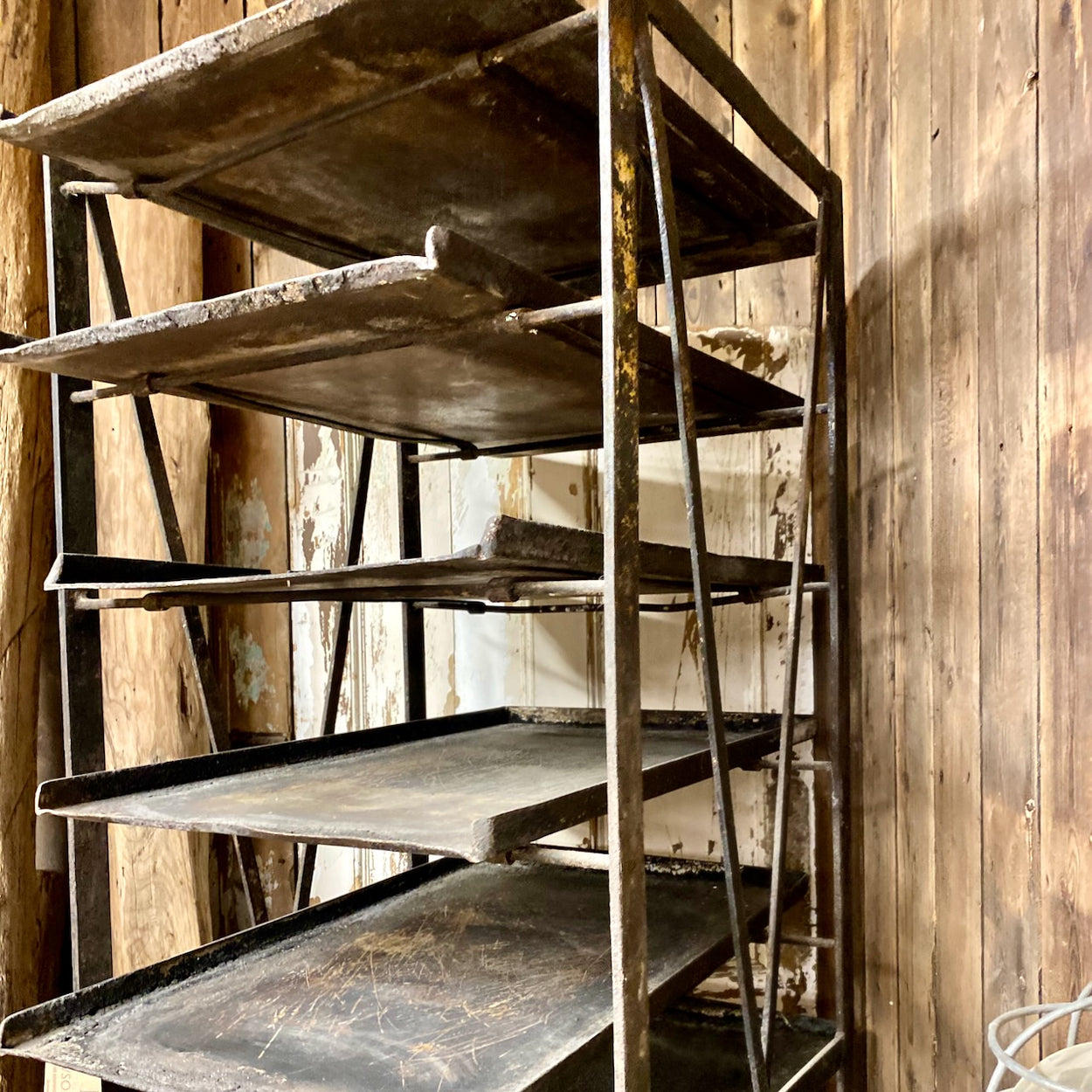 Antique French Bakers Trolley