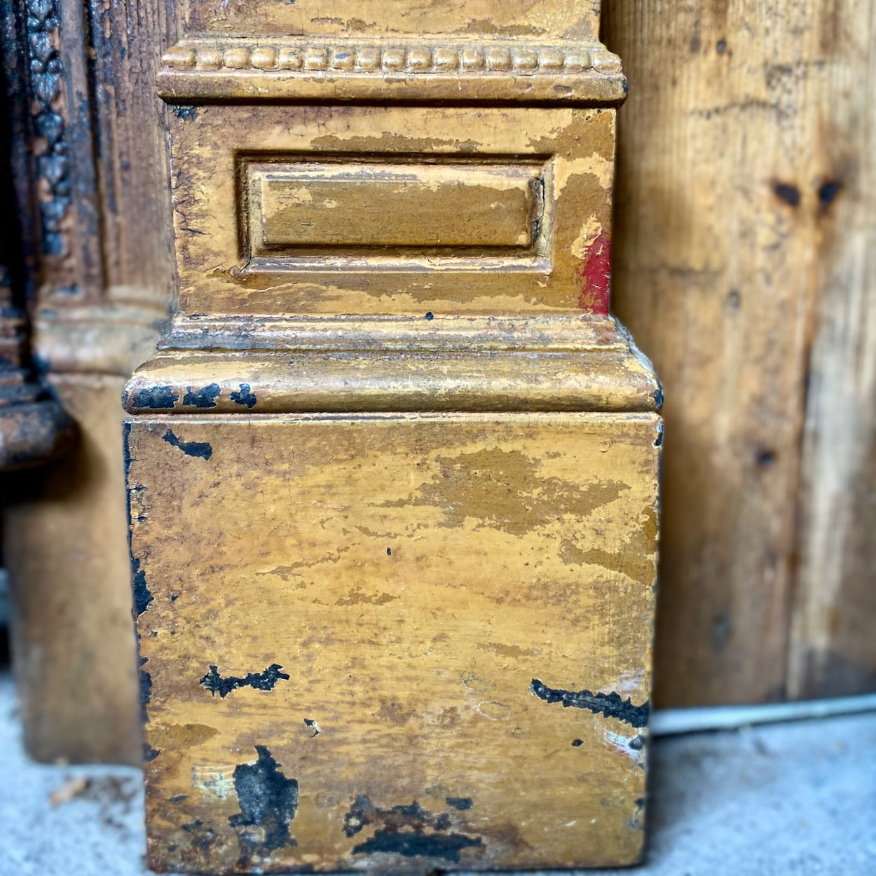 Vintage Victorian Cast Iron Fire Surround