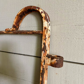 Antique Wrought Iron Estate Gate With Original Paint