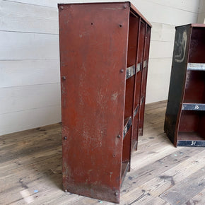 Vintage Factory Metal Pigeon Holes